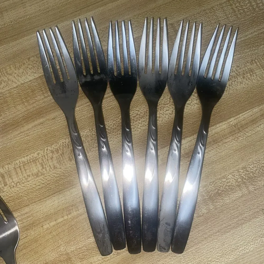 MCM Vintage IS Garden Manor Stainless Steel Flatware 35 Pc Set International USA
